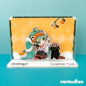 Hatsune Miku: Miku and Red Panda (Winter Time) Acrylic Figure Stand – 15cm
