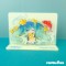 Hatsune Miku Spring Time Acrylic Stand Figure – Chibi Miku with Koi & Flowers