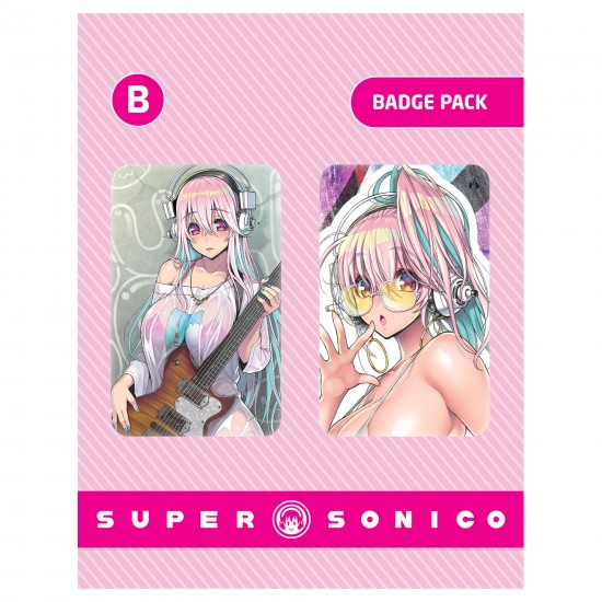 Super Sonico Badge pack B