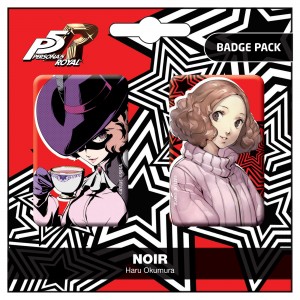 Persona 5 Royal Noir / Haru Okumura Badge Pack Persona 5 Royal Noir / Haru Okumura Badge Pack