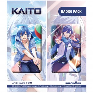 Kaito Badge Pack, set of 2 (Art by kuuma)