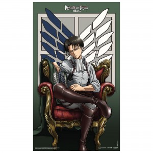 Attack On Titan Levi Fabric Poster (70cm x 120cm)