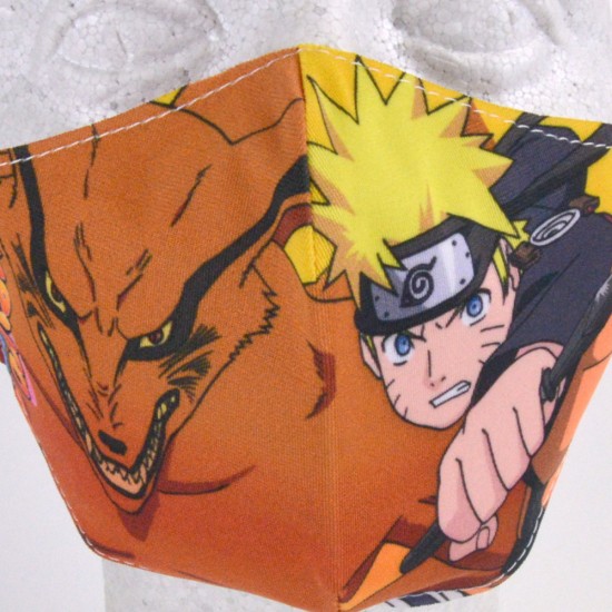 Reusable Face Mask: Naruto & Kurama
