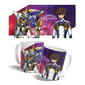Code Geass Lelouch of the Re:surrection Ceramic Mug: Suzaku Kururugi and Lancelot siN Code Geass Lelouch of the Re:surrection Ceramic Mug: Suzaku Kururugi and Lancelot siN