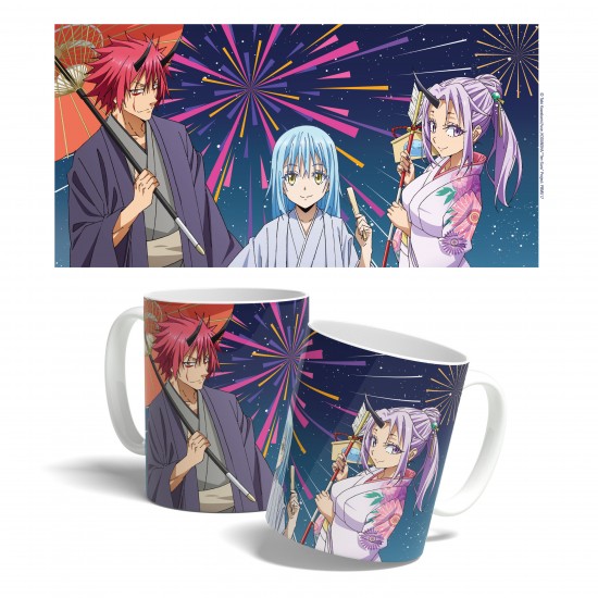 That Time I Got Reincarnated as a Slime New Year Celebrations Ceramic Mug Official TenSura New Year ceramic mug featuring Rimuru