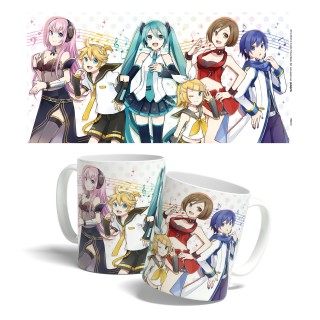 Hatsune Miku: Character Group Mug – Hatsune Miku, Rin, Len, Luka, Meiko & Kaito Mug