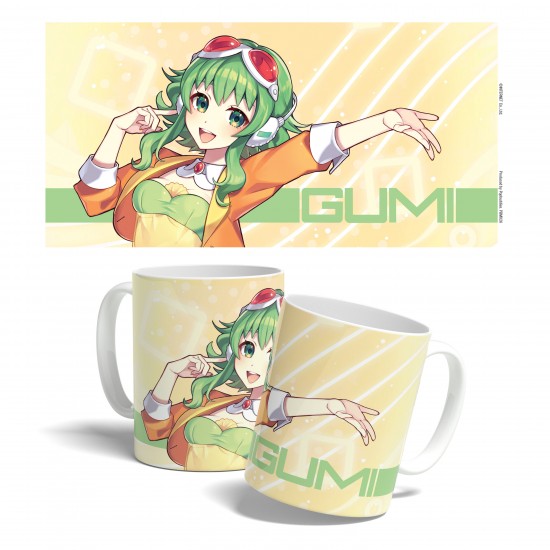Gumi from Megpoid: Gumi V6 version Mug. Gumi from Megpoid: Gumi V6 version Mug.