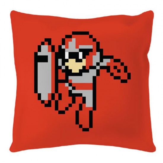 Mega Man: Protoman 8-bit Square Cushion