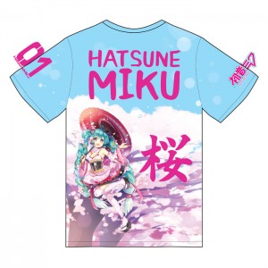 Hatsune Miku All Over Printed T-shirt: Hanami (Unisex) 