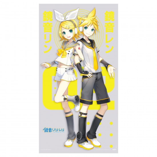 Virtual Artist Len & Rin Kagamine XL Fabric Poster (90cm x 170cm)