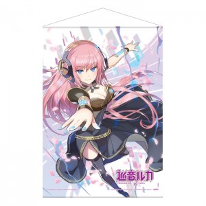Virtual Artists: Megurine Luka Energy Fabric Wall Scroll