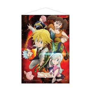 The Seven Deadly Sins: Key Art Visual Fabric Wall Scroll