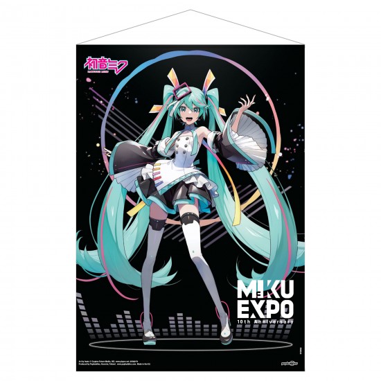 Hatsune Miku: Miku Expo 10th Anniversary Wall Scroll (Art by Iwato Ver) - Limited Edition Hatsune Miku: Miku Expo 10th Anniversary Wall Scroll (Art by Iwato Ver) - Limited Edition